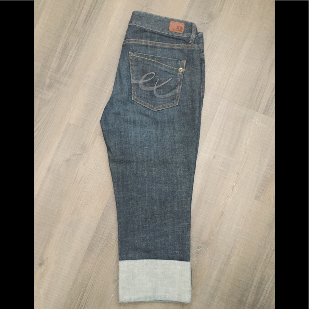 Express X2 Quality Denim Capri Size 6